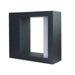Lampa elewacyjna LED FORM 7W ciepła biel ciemny popiel aluminiowa