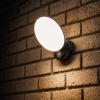 Oprawa elewacyjna TERRO LED z czujnikiem ruchu 10W 4000K 1000lm czarna IP54 GTV