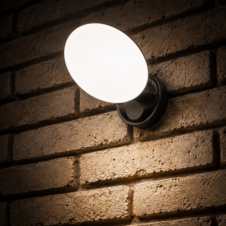 Oprawa elewacyjna TERRO LED 10W 4000K 1000lm IP54 czarna aranżacja