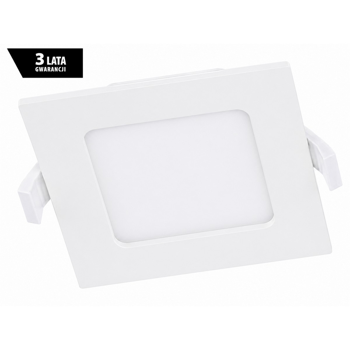 Oprawa LED DELTA 6W kwadratowa 3000K biała