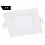 Oprawa LED DELTA 6W kwadratowa 4000K biała