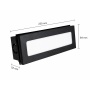 Oprawa elewacyjna LED ENCANTA 6W CCT IP54 czarna podtynkowa wymiar