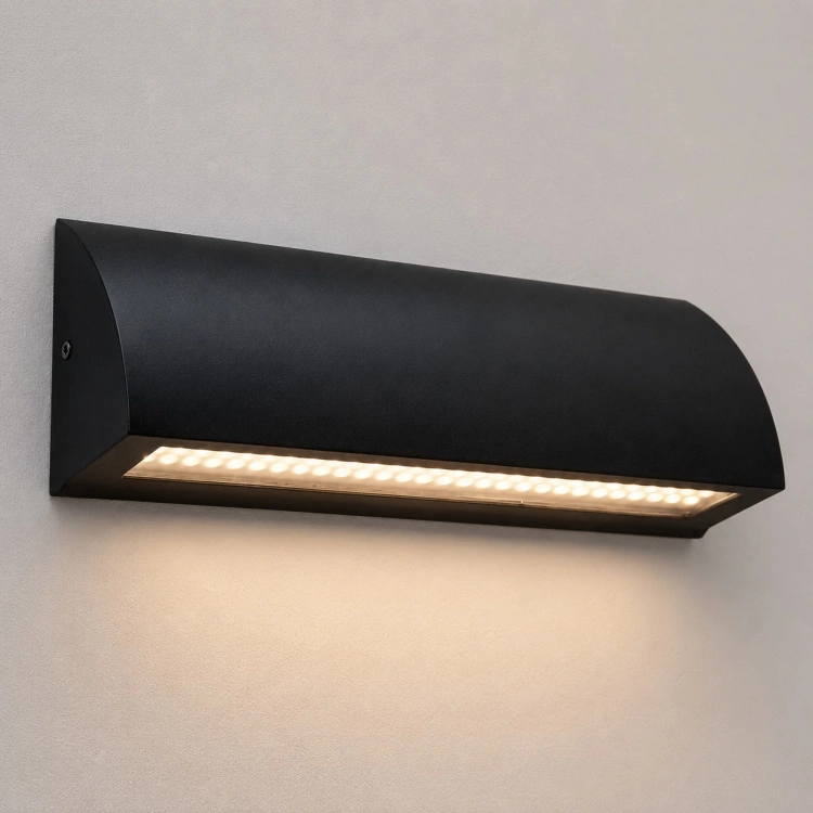 Oprawa elewacyjna LED STEP 10W 850lm 4000K IP54 antracyt wymiar