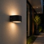 Oprawa elewacyjna LED VERSA CCT 15W 2100lm IP65 czarna  aranżacja
