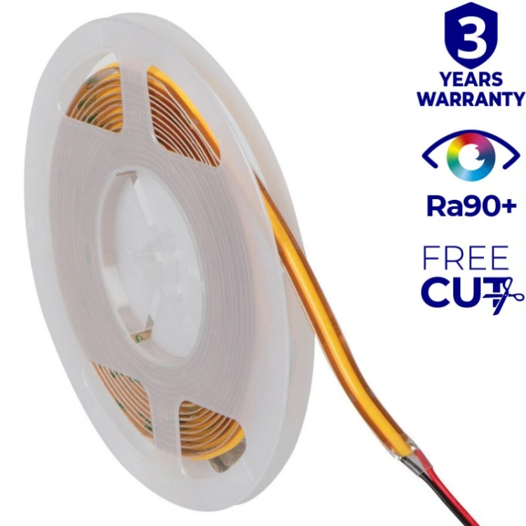 Taśma LED COB Kanlux LCOBFC 12W/m 3000K 5m Free Cut