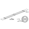 Taśma LED COB Kanlux LCOBFC 12W/m IP65 3000K 5m