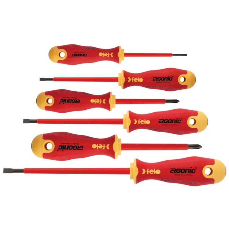 Zestaw 6 wkrętaków FELO Ergonic VDE do prac elektrycznych