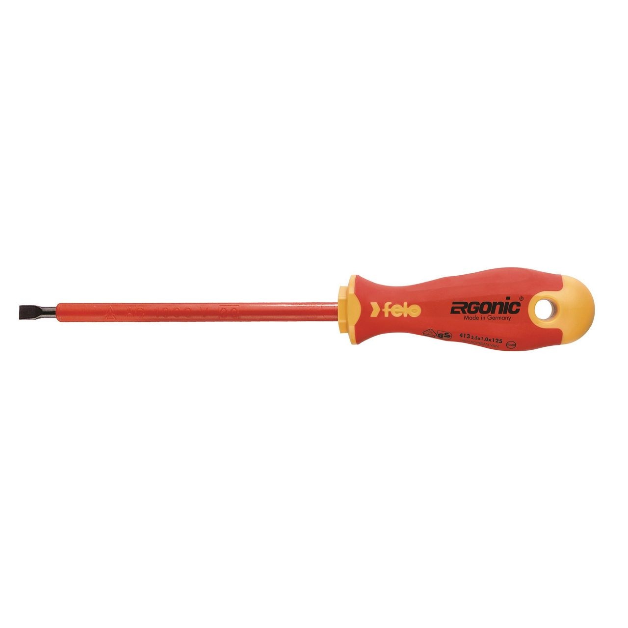Wkrętak płaski FELO Ergonic VDE 4,0 × 0,8 mm