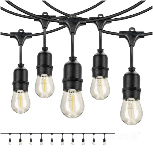 Girlanda BAJA LED SET 10x1W 10m  E27 Kobi