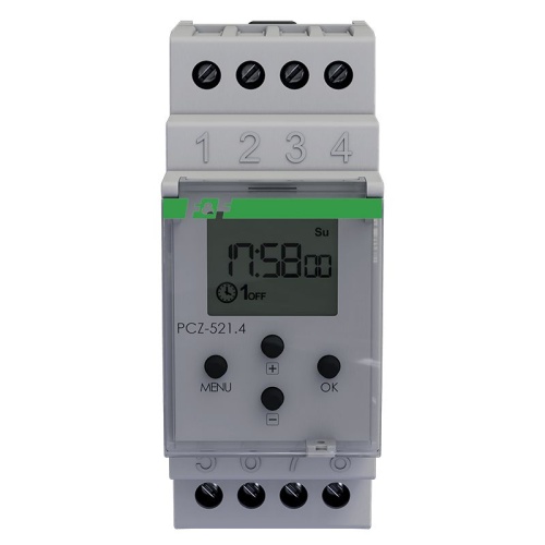 Programator czasowy F&F PCZ-521.4 DIN