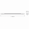 Świetlówka LED T5 G5 12W 4000K 1440 lm 849mm - wymiary