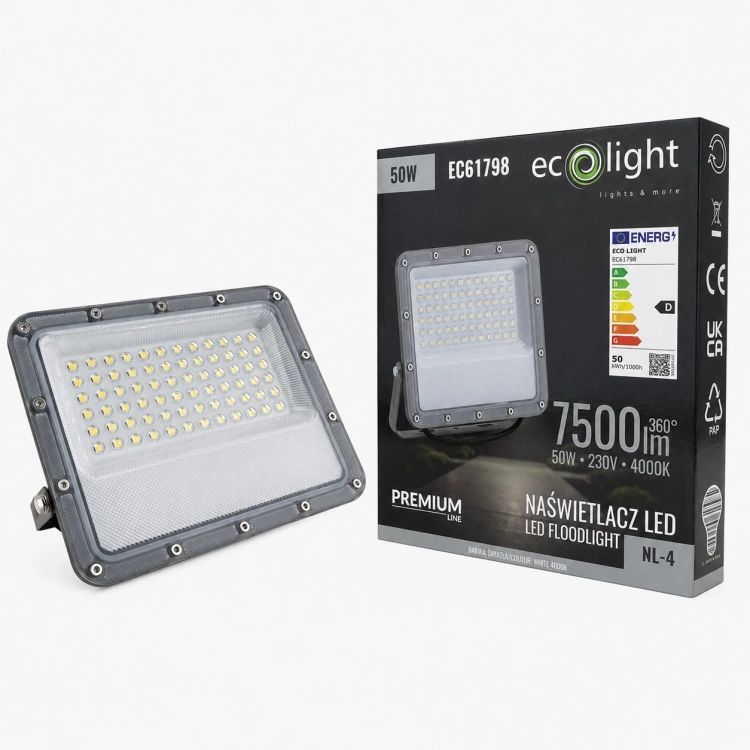 Naświetlacz LED NL-4 Premium 50W – widok produktu