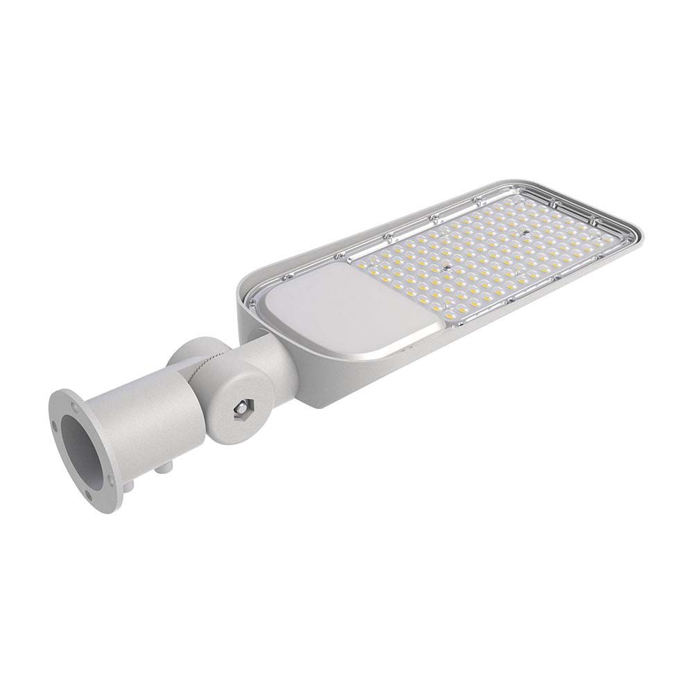 50W Lampa uliczna z regulowanym uchwytem FERANO / Chip SAMSUNG / Barwa:4000K / Obudowa: Szara