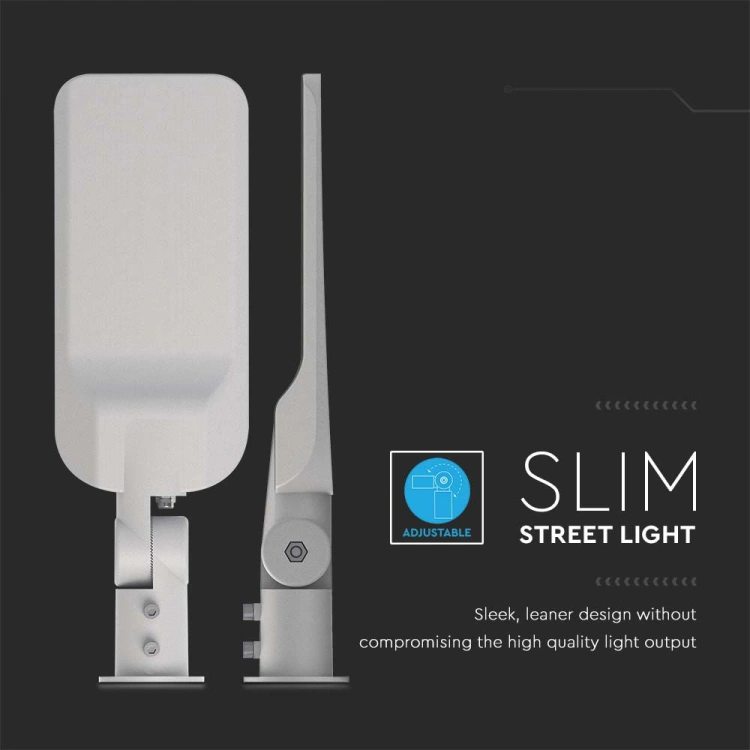 50W Lampa uliczna z regulowanym uchwytem FERANO / Chip SAMSUNG / Barwa:4000K / Obudowa: Szara