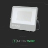 200W Naświetlacz VENTO 185 / Barwa:6500K / Obudowa: Czarna / Skuteczność 185lm/W