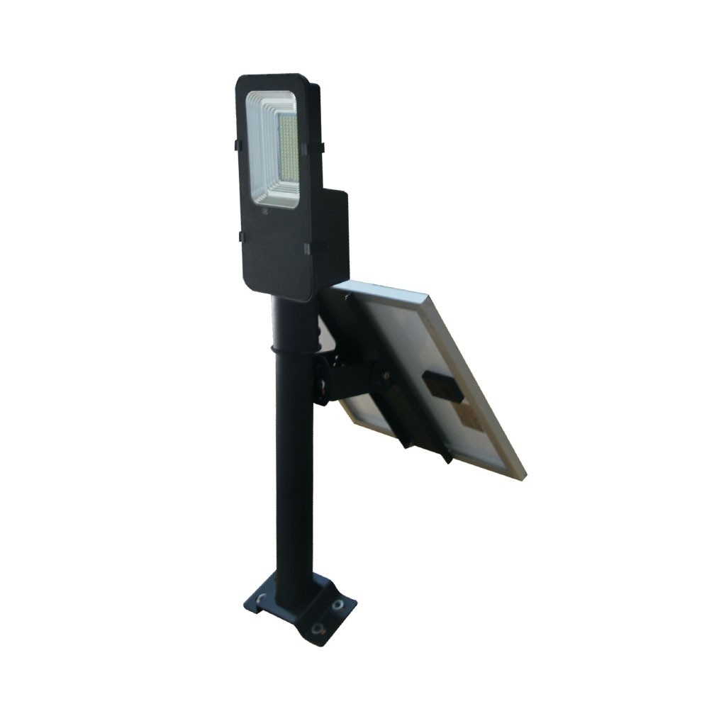 50W Solarna lampa uliczna FERA/ Barwa:4000K / Obudowa: Czarna