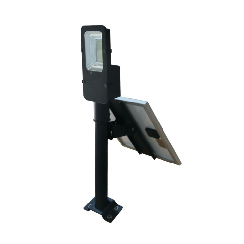 50W Solarna lampa uliczna FERA/ Barwa:4000K / Obudowa: Czarna