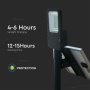 50W Solarna lampa uliczna FERA/ Barwa:4000K / Obudowa: Czarna