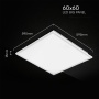 40W Panel LED SLIM BACKLIT 600x600mm / Barwa:4000K / 3 Lat gwarancji / Skuteczność 120lm/W