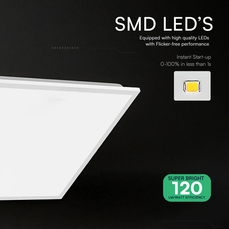 40W Panel LED SLIM BACKLIT 600x600mm / Barwa:4000K / 3 Lat gwarancji / Skuteczność 120lm/W