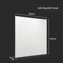 36W Panel LED SQUERO / 600x600mm / Skuteczność 120lm/W / Barwa: 4000K / Opakowanie: 10szt.