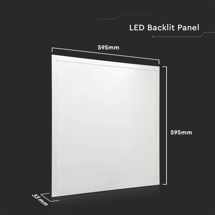 36W Panel LED SQUERO / 600x600mm / Skuteczność 120lm/W / Barwa: 4000K / Opakowanie: 10szt.