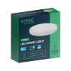 24W Plafon LED / SAMSUNG / Średnica: 295mm / Barwa:4000K / Klosz: Okrągły mleczny biała ramka / IP44