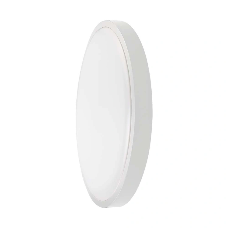 18W Plafon LED / SAMSUNG / Średnica: 225mm / Barwa:4000K / Klosz: Okrągły mleczny biała ramka / IP44