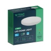 18W Plafon LED / SAMSUNG / Średnica: 225mm / Barwa:4000K / Klosz: Okrągły mleczny biała ramka / IP44