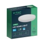 18W Plafon LED / SAMSUNG / Średnica: 225mm / Barwa:4000K / Klosz: Okrągły mleczny biała ramka / IP44