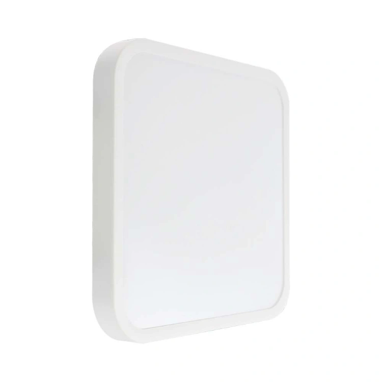 18W Plafon LED / SAMSUNG / Średnica: 225mm / Barwa:4000K / Klosz: Kwadratowy mleczny biała ramka / IP44