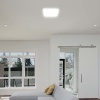 18W Plafon LED / SAMSUNG / Średnica: 225mm / Barwa:4000K / Klosz: Kwadratowy mleczny biała ramka / IP44