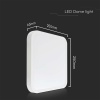 18W Plafon LED / SAMSUNG / Średnica: 225mm / Barwa:4000K / Klosz: Kwadratowy mleczny biała ramka / IP44
