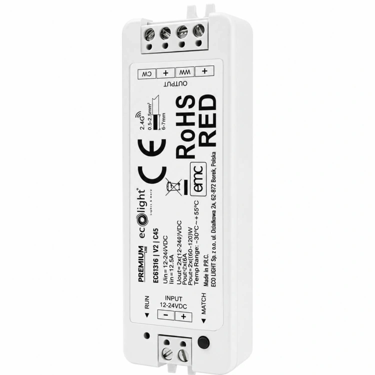 Sterownik V2 RF CCT 10A 12–24V