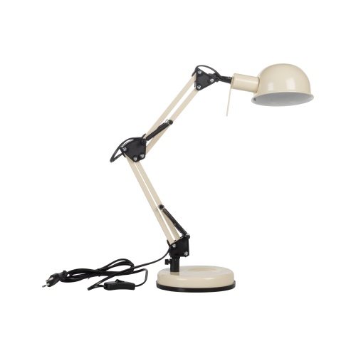 Beżowa lampka biurkowa Kanlux PIXA KT-40-BE