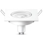 Kwadratowa oprawa LED spot PILA GU10 4,7W 2700K