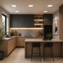 Kwadratowy downlight LED BEMKO BOLED 12W 4000K aranżacja.jpg