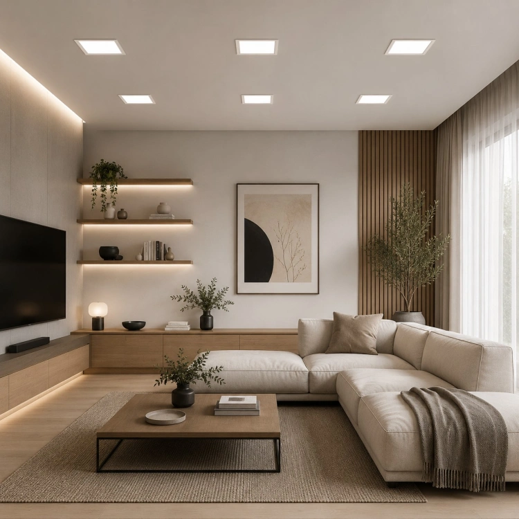 Kwadratowy downlight LED BEMKO BOLED 18W 4000K