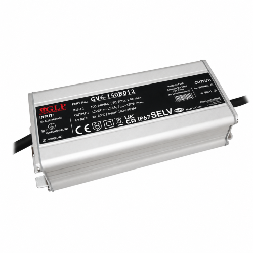 Zasilacz napięciowy GV6-150B012 filtr PFC 12V 12.5A IP67 150W 5 lat gwarancji.jpg