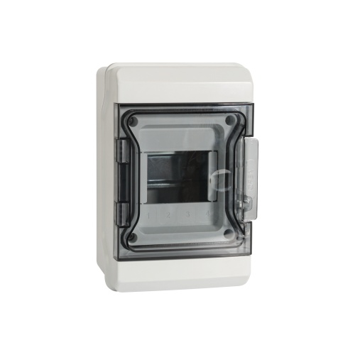 Rozdzielnica modułowa natynkowa KDB-IP65-S04T MK2 4P IP65 IK08 odporna na UV kolor szary