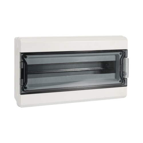 Rozdzielnica modułowa natynkowa KDB-IP65-S18T MK2 18P IP65 IK08 odporna na UV kolor szary