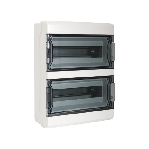 Rozdzielnica modułowa natynkowa KDB-IP65-S26T MK2 2x13P IP65 IK08 odporna na UV kolor szary