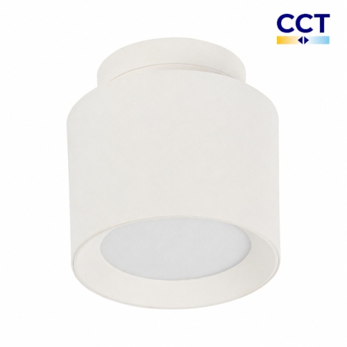 Biała oprawa sufitowa LED SONOR CCT 6W