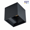 Oprawa elewacyjna REKA CCT EL 7W-L-GR 7W 280 320 300lm CCT 3000 4000 6500K reg. kąta świecenia do 90 IP54 5 lat gwarancji kolor grafitowy