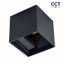 Oprawa elewacyjna REKA CCT EL 7W-L-GR 7W 280 320 300lm CCT 3000 4000 6500K reg. kąta świecenia do 90 IP54 5 lat gwarancji kolor grafitowy