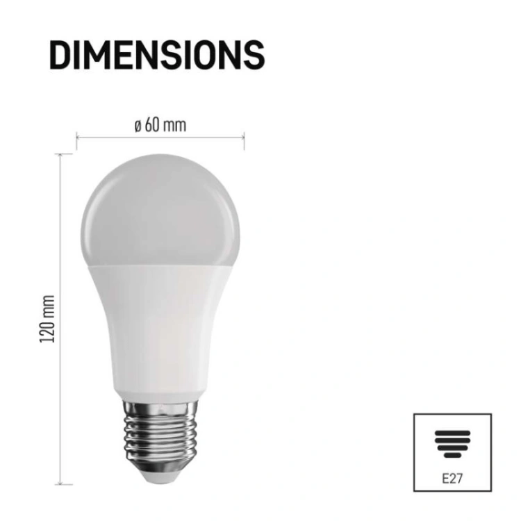 Inteligentna żarówka EMOS GoSmart E27 WiFi