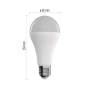 GoSmart Żarówka LED A65 / E27 / 14 W (94 W) / 1 400 lm / RGB / ściemnialna / WiFi