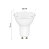 GoSmart Żarówka LED MR16 / GU10 / 4,8 W (35 W) / 400 lm / RGB / ściemnialna / WiFi