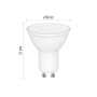 GoSmart Żarówka LED MR16 / GU10 / 4,8 W (35 W) / 400 lm / RGB / ściemnialna / WiFi