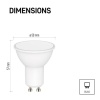 GoSmart Żarówka LED MR16 / GU10 / 4,8 W (35 W) / 400 lm / RGB / ściemnialna / WiFi